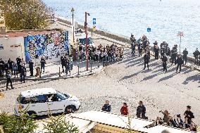 Pope Francis Leaves Santa Maria Assunta Cathedral - Ajaccio