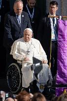 Pope Francis Leaves Santa Maria Assunta Cathedral - Ajaccio