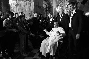 Pope Francis At Santa Maria Assunta Cathedral - Ajaccio