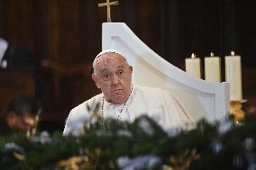 Pope Francis At Santa Maria Assunta Cathedral - Ajaccio