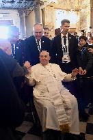 Pope Francis At Santa Maria Assunta Cathedral - Ajaccio