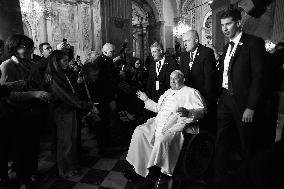 Pope Francis At Santa Maria Assunta Cathedral - Ajaccio