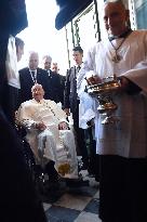 Pope Francis At Santa Maria Assunta Cathedral - Ajaccio