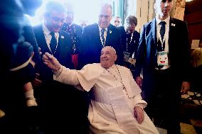 Pope Francis At Santa Maria Assunta Cathedral - Ajaccio