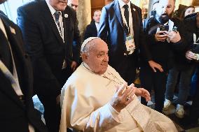 Pope Francis At Santa Maria Assunta Cathedral - Ajaccio