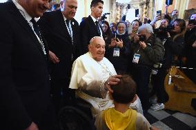 Pope Francis At Santa Maria Assunta Cathedral - Ajaccio