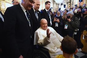 Pope Francis At Santa Maria Assunta Cathedral - Ajaccio