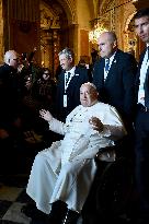 Pope Francis At Santa Maria Assunta Cathedral - Ajaccio