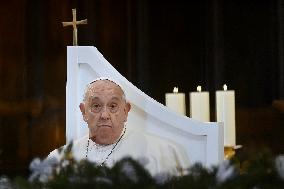 Pope Francis At Santa Maria Assunta Cathedral - Ajaccio