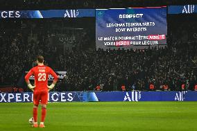 Ligue 1 PSG vs Olympique Lyonnais - supporters FA