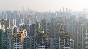 High-rise Buildings in Downtown Chongqing