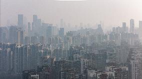 High-rise Buildings in Downtown Chongqing