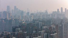 High-rise Buildings in Downtown Chongqing