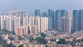 High-rise Buildings in Downtown Chongqing