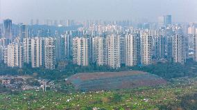 High-rise Buildings in Downtown Chongqing