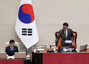 South Korea's parliament votes to impeach President Yoon