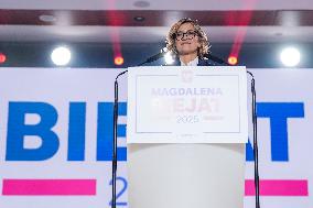 Magdalena Biejat Announced As The Left's Candidate In Poland's Presidential Election