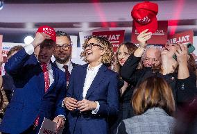 Magdalena Biejat Announced As The Left's Candidate In Poland's Presidential Election