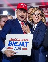 Magdalena Biejat Announced As The Left's Candidate In Poland's Presidential Election