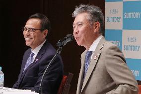 Suntory Holdings President Change Press Conference