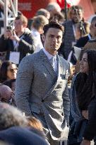 Model Baptiste Giabiconi Attends The Mass - Ajaccio