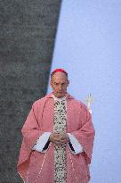 Pope Francis Leads The Mass At Casone - Ajaccio