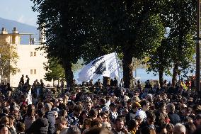 Pope Francis Leads The Mass At Casone - Ajaccio