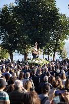 Pope Francis Leads The Mass At Casone - Ajaccio