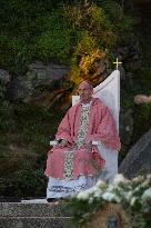 Pope Francis Leads The Mass At Casone - Ajaccio