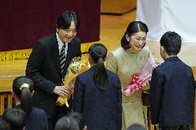 Japan crown prince at ceremony in Tokyo