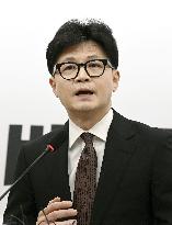 South Korean ruling party leader Han Dong Hoon