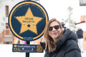 Les Arcs Celine Sallette Slope of Fame