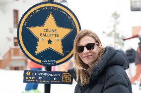 Les Arcs Celine Sallette Slope of Fame