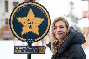 Les Arcs Celine Sallette Slope of Fame