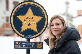 Les Arcs Celine Sallette Slope of Fame