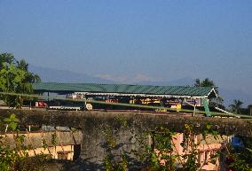 Mount Kanchenjunga Is Seen From Siliguri