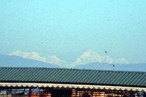 Mount Kanchenjunga Is Seen From Siliguri