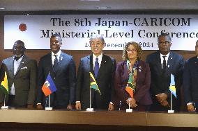 Japan Foreign Minister Iwaya meets Caribbean ministers