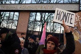 Protest Against A Non-decision Of The Administrative Court On The A69 Highway In Toulouse