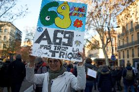 Protest Against A Non-decision Of The Administrative Court On The A69 Highway In Toulouse