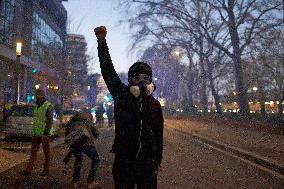 Protest Against A Non-decision Of The Administrative Court On The A69 Highway In Toulouse