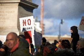 Protest Against A Non-decision Of The Administrative Court On The A69 Highway In Toulouse