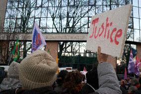 Protest Against A Non-decision Of The Administrative Court On The A69 Highway In Toulouse