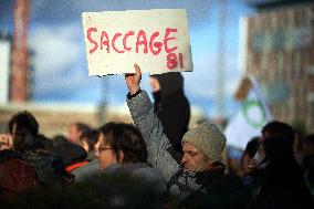 Protest Against A Non-decision Of The Administrative Court On The A69 Highway In Toulouse