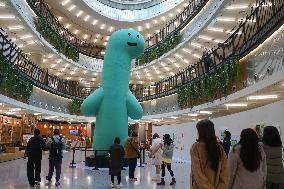 LINE FRIENDS IP Joguman Green Dinosaur exhibition