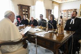 Pope Francis Receives A World Methodist Council Delegation - Vatican