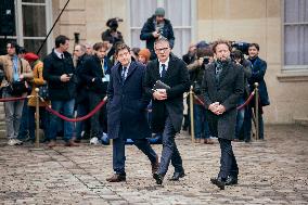 Olivier Faure, Boris Vallaud and Patrick Kanner Meet PM Bayrou - Paris AJ