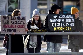 Weekly rally in support of Ukrainian POWs in Vinnytsia