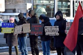 Weekly rally in support of Ukrainian POWs in Vinnytsia