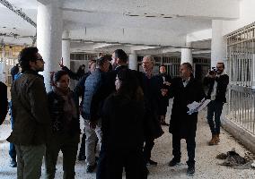 UN Syria Envoy Geir Pedersen Visits Sednaya Prison - Damascus